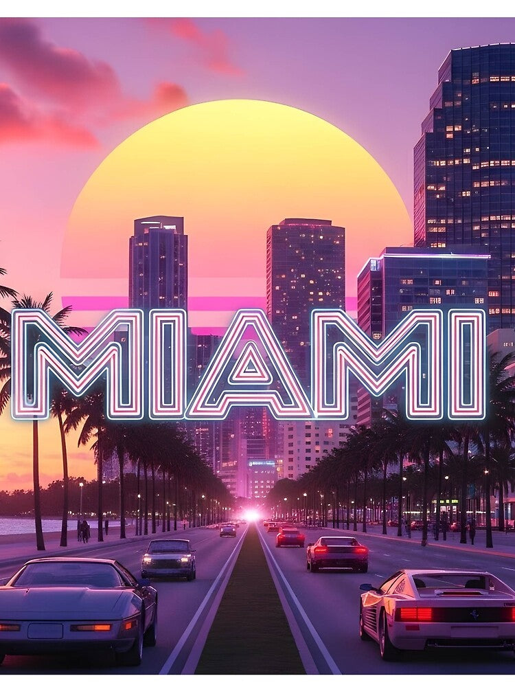 Miami retro by RadiantGraphics