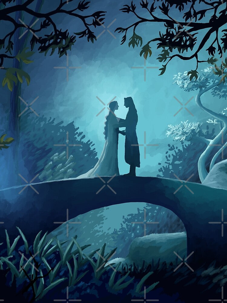 Arwen and Aragorn by SelaRoseArt