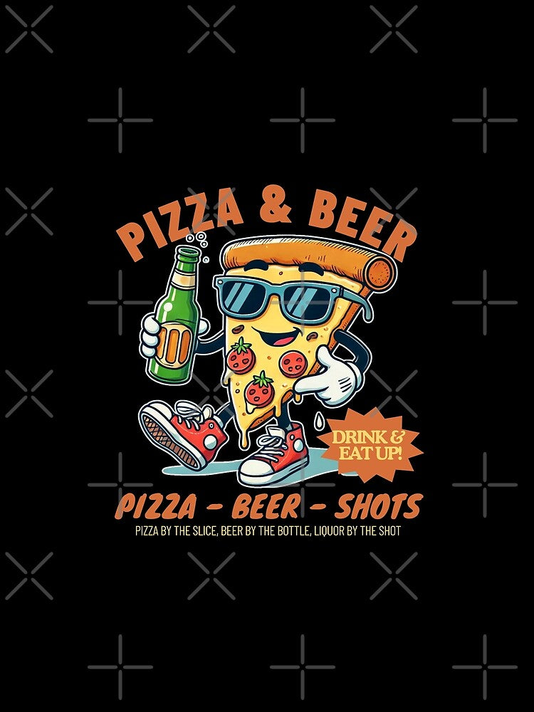Pizza and beer by Peerless-Prime