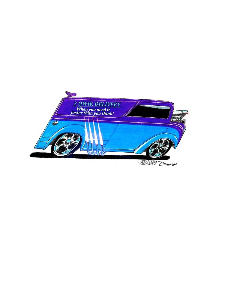 Hot Rod Art  //  2 QWIK DELIVERY by Imagin8er