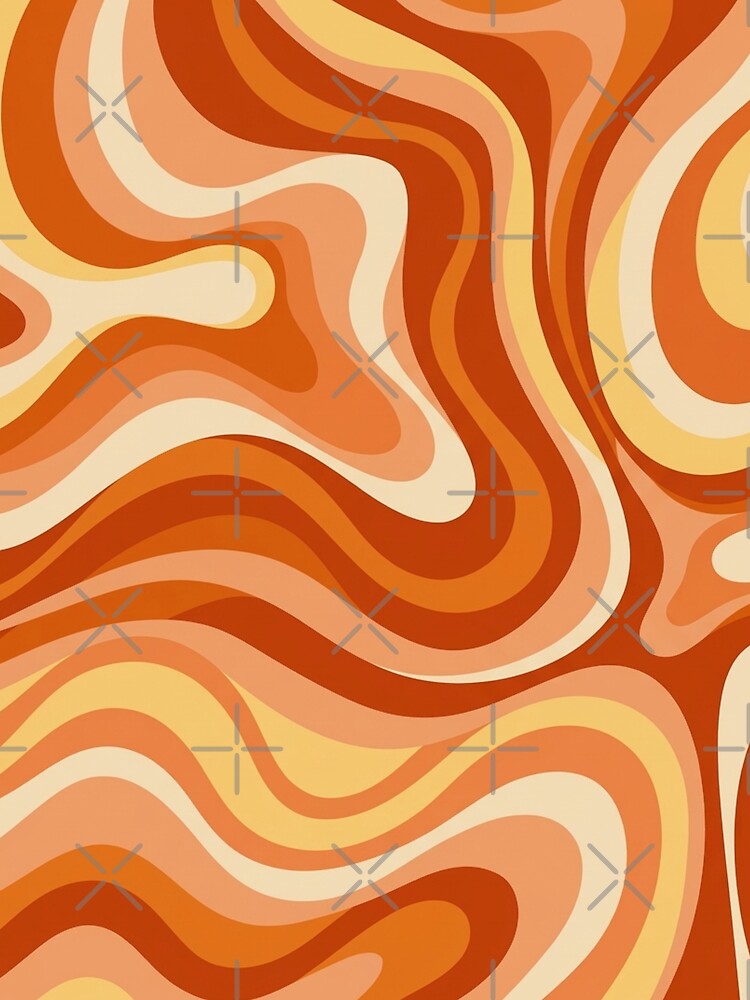 Retro wavy pattern by Differenceee
