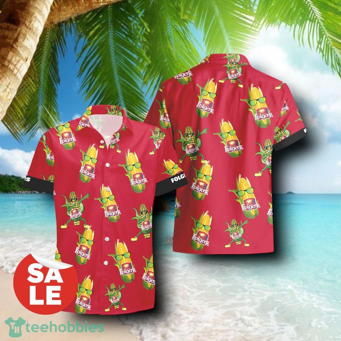 Folgers Funy Combo Hawaiian Shirt & Shorts For Men Women