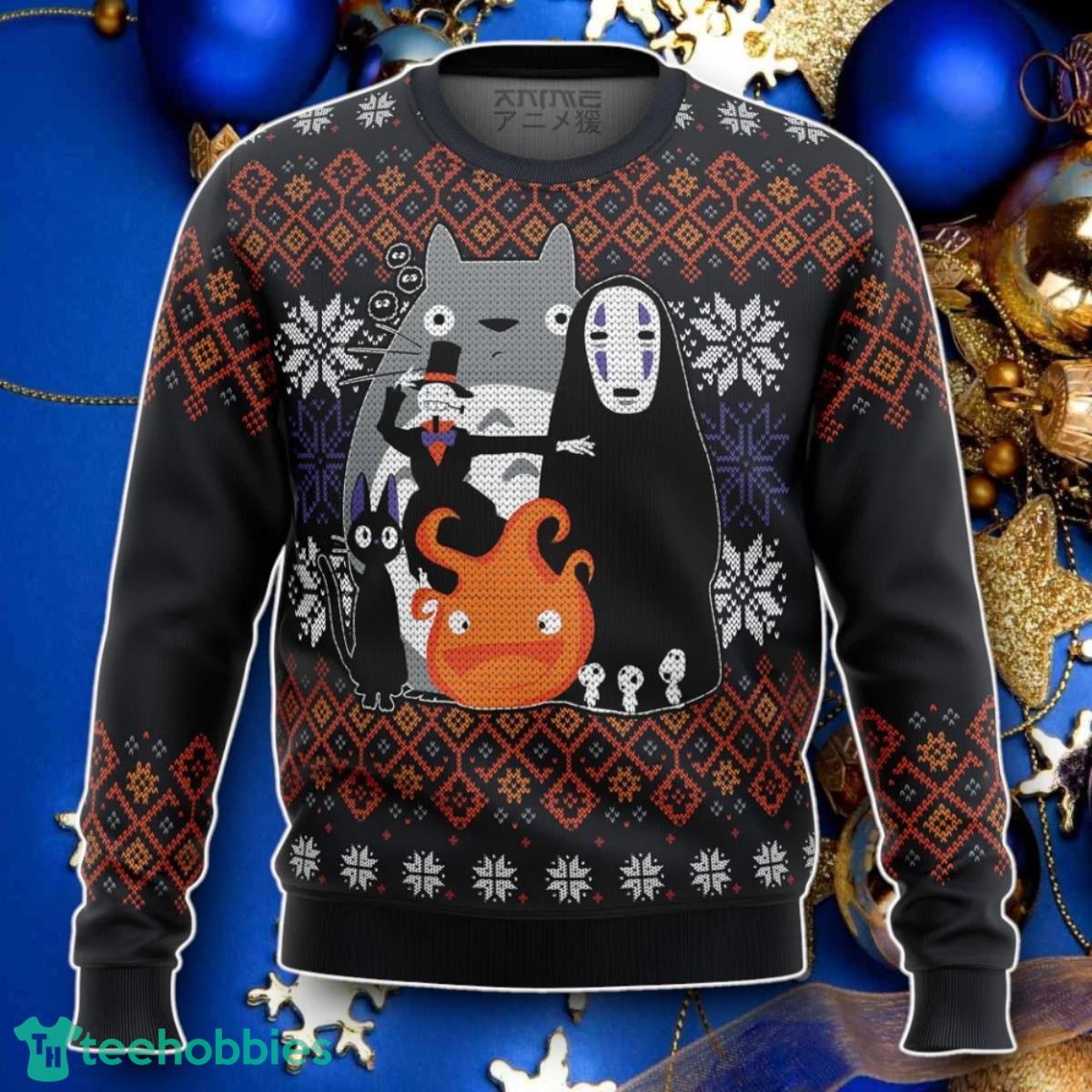 Ghibli Miyazaki Ugly Christmas Sweater Style Gift For Men And Women