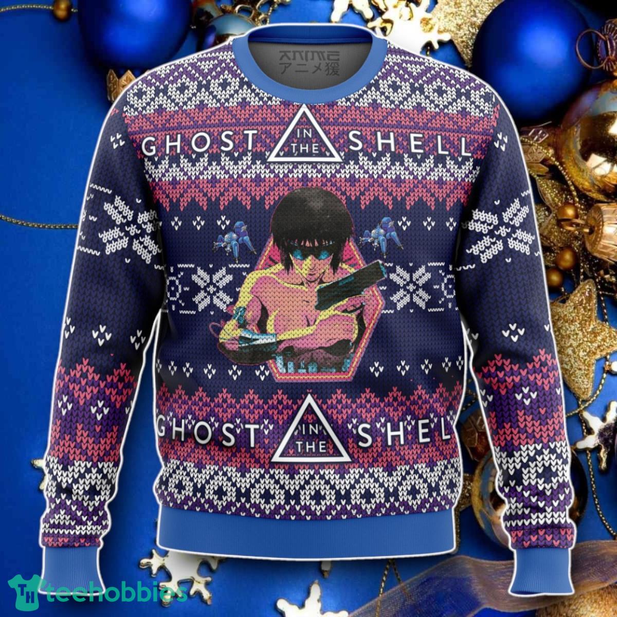 Ghost In The Shell Alt Ugly Christmas Sweater Style Gift For Men And Women