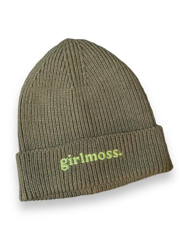 girlmoss olive beanie with lime green thread. T-Shirts, Hoodie, Sweatshirt | DripVista.com