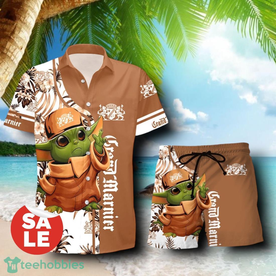 Grand Marnier Yoda Combo Hawaiian Shirt & Shorts For Men Women