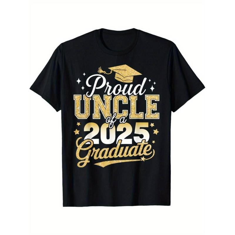 graphic tees Proud Uncle FOG WB shield Class FOG 2025 Graduate T-Shirt