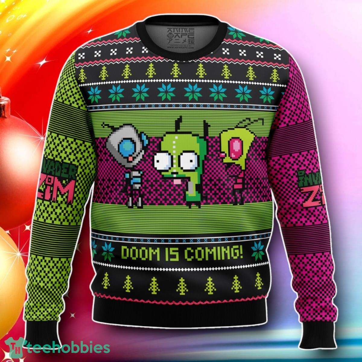 Invader ZiM Ugly Christmas Sweater Gift For Loved Ones