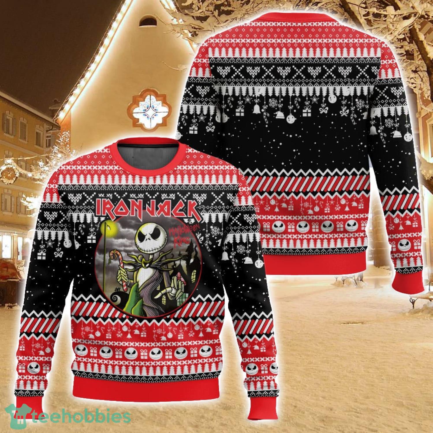 Iron Jack, Nightmare before Christmas Ugly Christmas Sweater For Men And Women Christmas Holiday Gift Family Gift