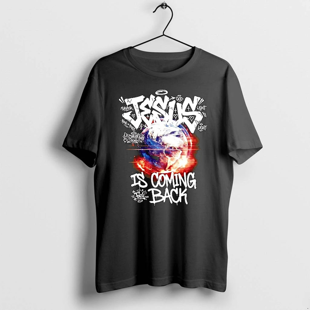 Jesus God Savior Light Is Coming Back King Of Kings 0 Tshirts Sweater