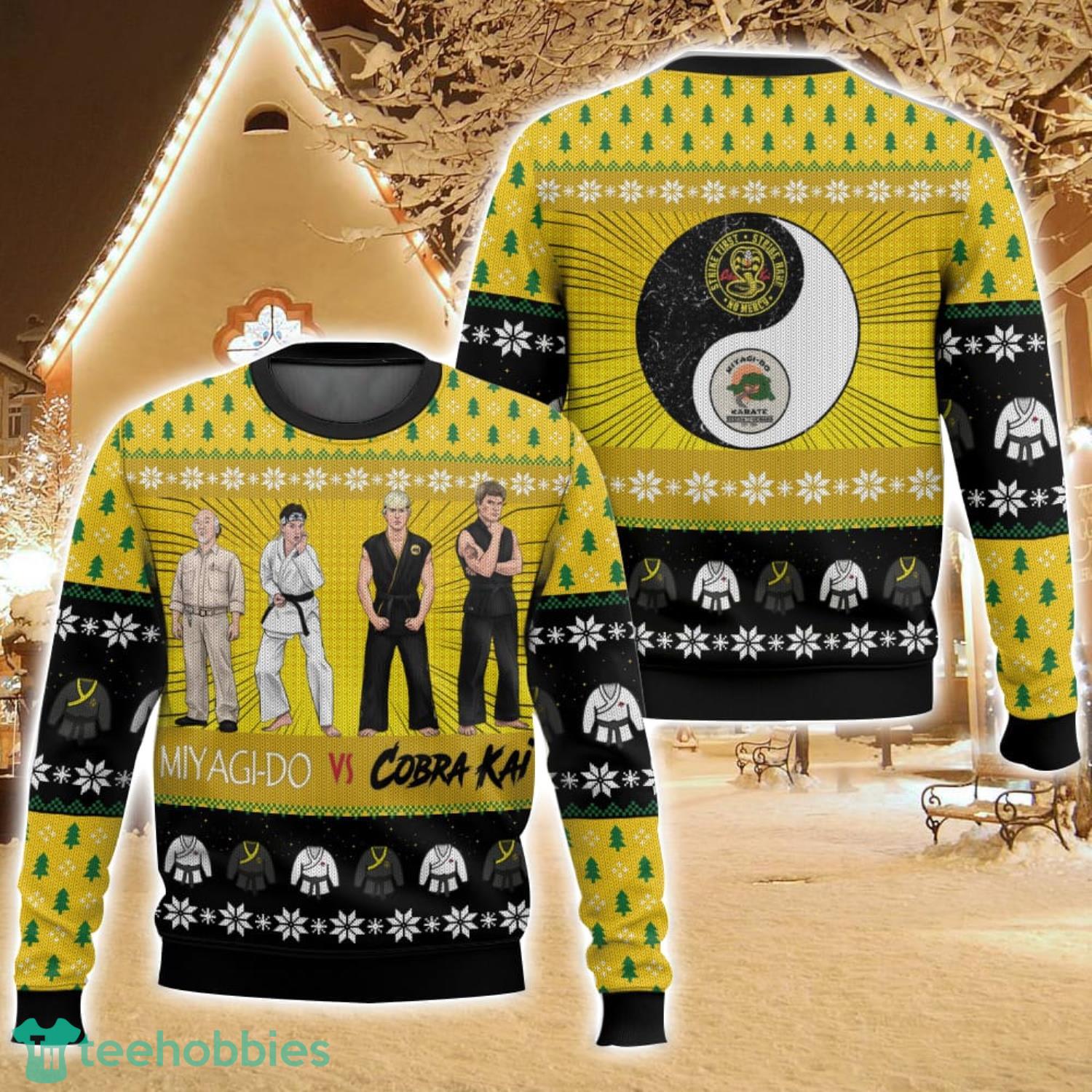 Karate Kid vs Cobra Kai Ugly Christmas Sweater For Men And Women Christmas Holiday Gift Family Gift