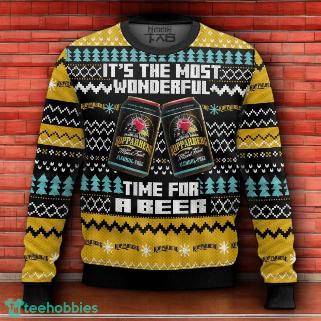 Kopparberg UK Beer Ugly Christmas Sweater 3D Design For Men Women