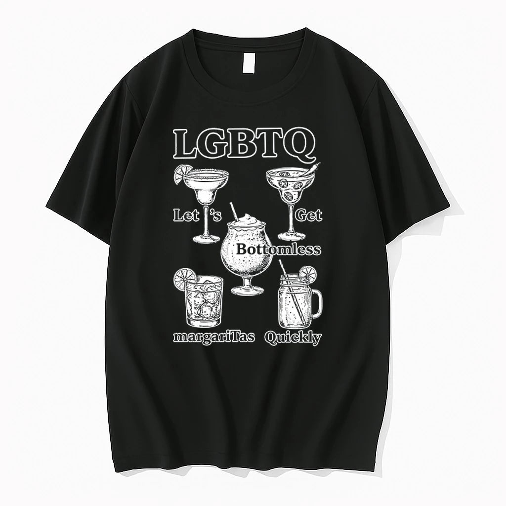 Lgbtq Lets Get Bottomless Margaritas Quickly 0 Tshirts Sweater