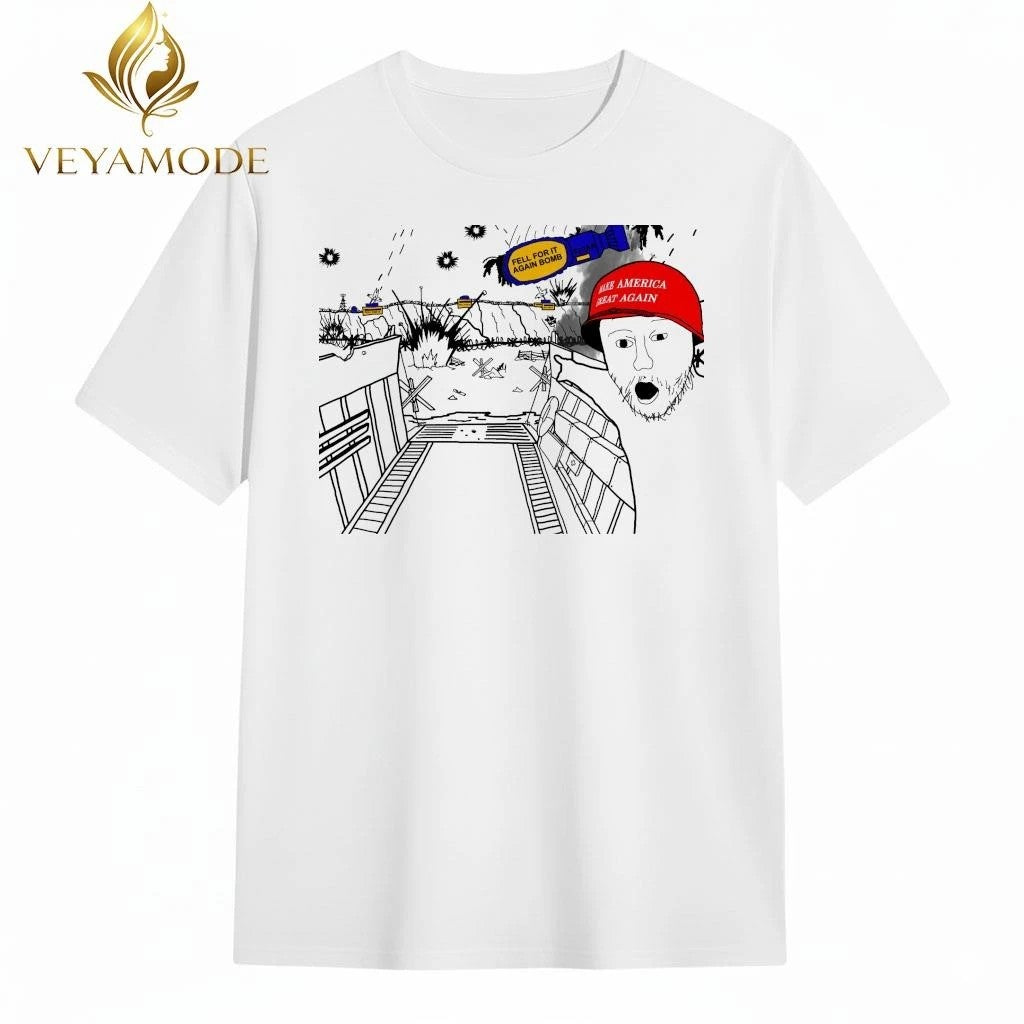 make america great again bombs paint tee