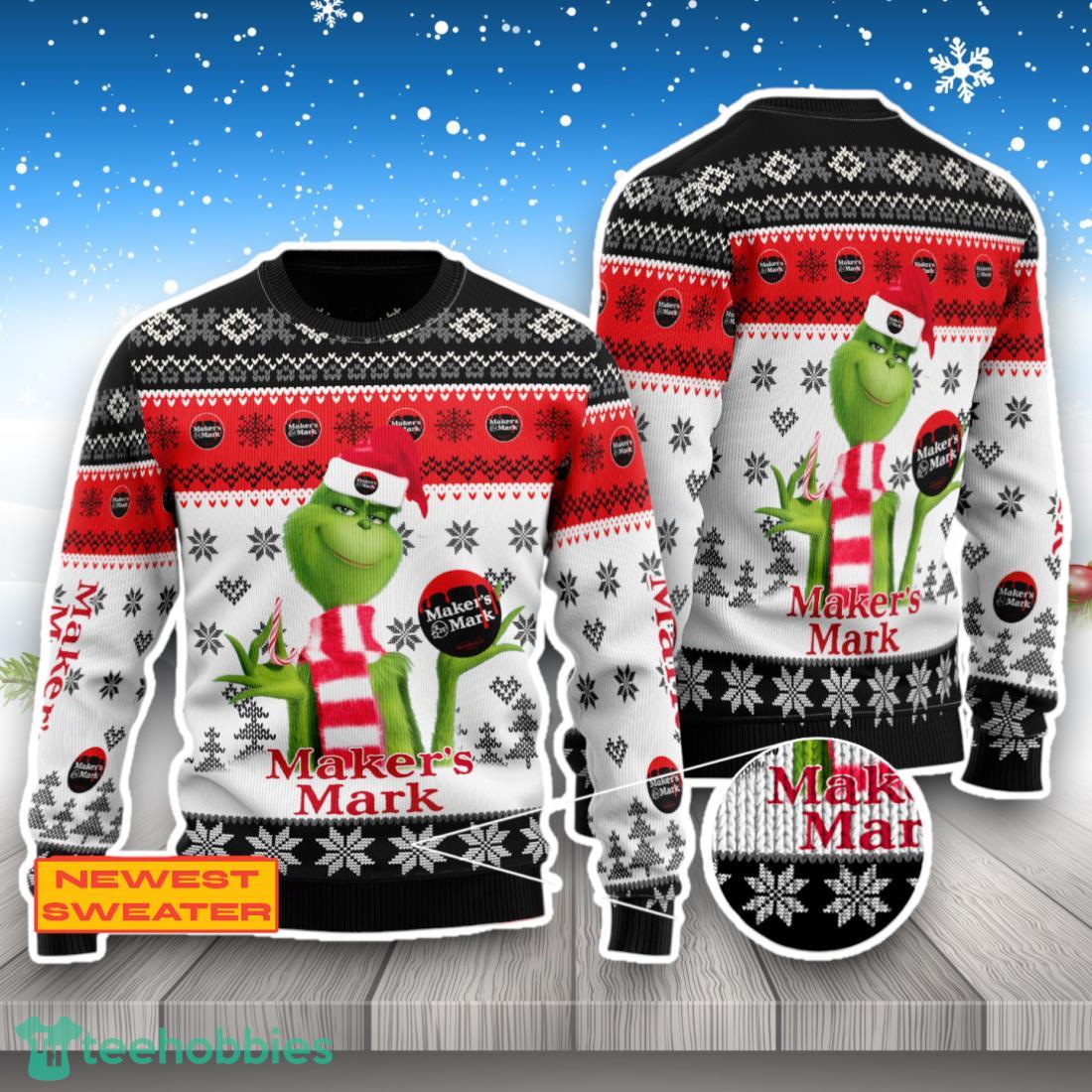 Maker’s Mark The Grinch Ugly Christmas Sweater Trending For Fans
