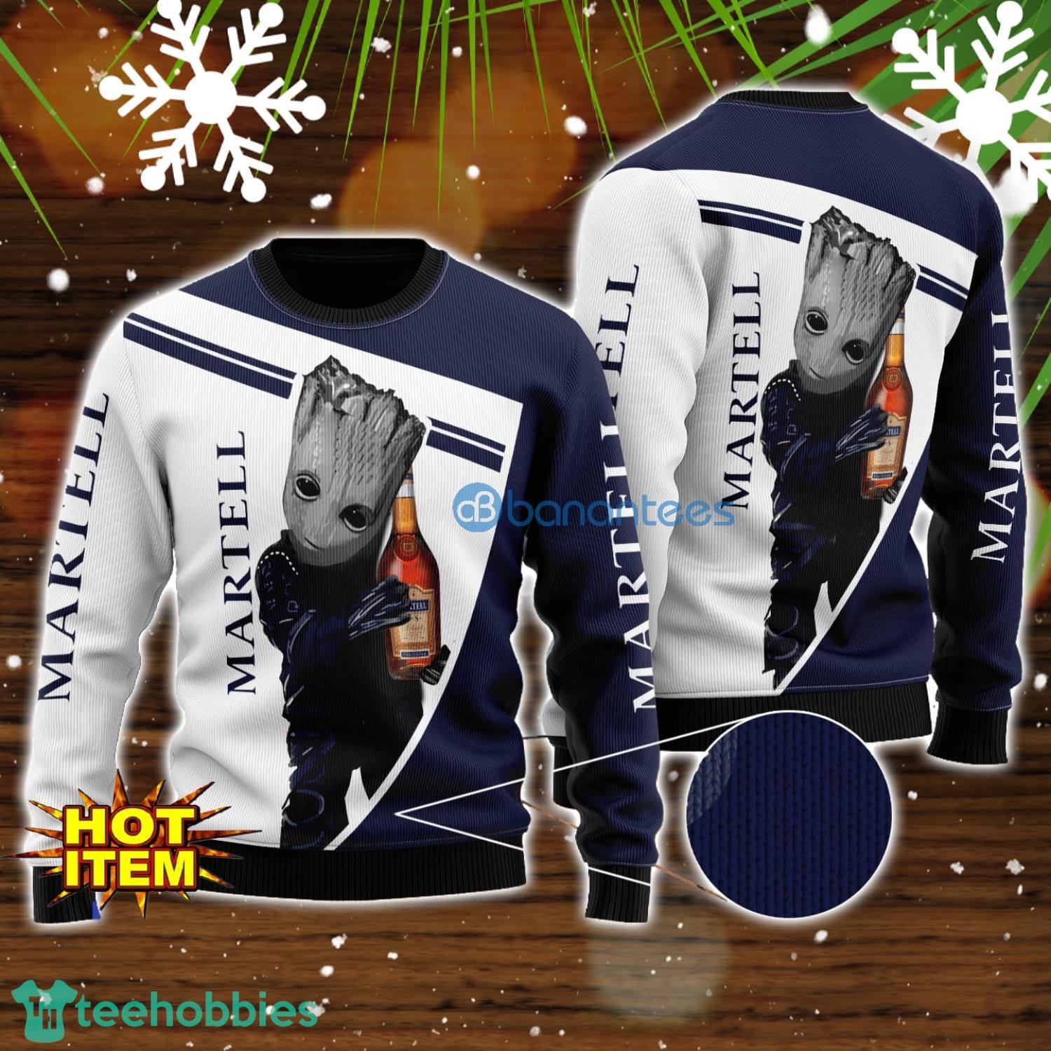 Martel And Baby Groot 3D Ugly Christmas Sweater For Men And Women Christmas Gift