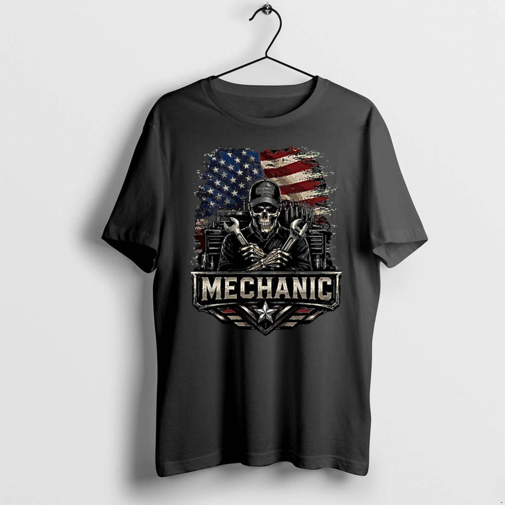 Mechanic Usa Flag 0 Tshirts Sweater