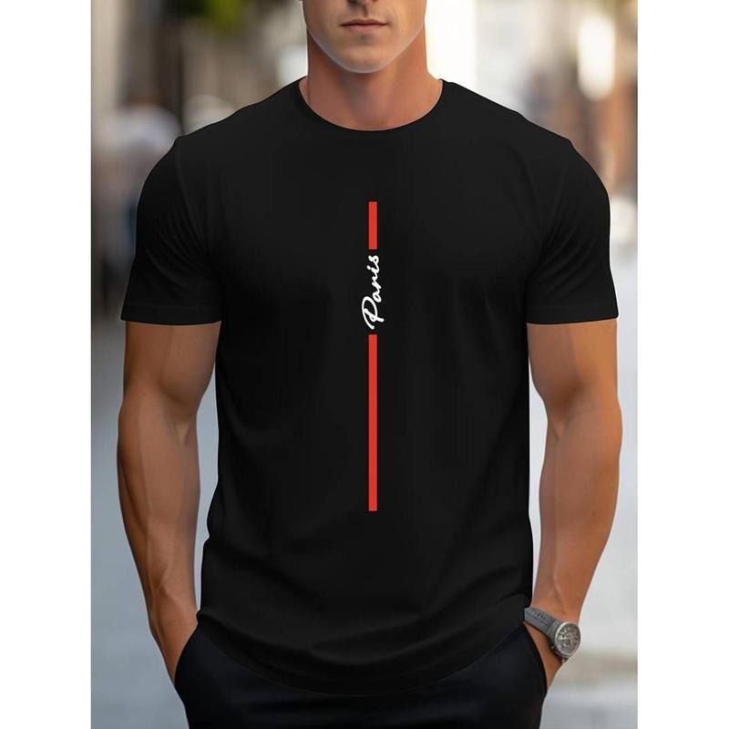 men gifts Men'WB shield Trendy Paris Print Short-Sleeve T-Shirt Graphic Menswear Hoodie, Sweatshirt | DripVista.com