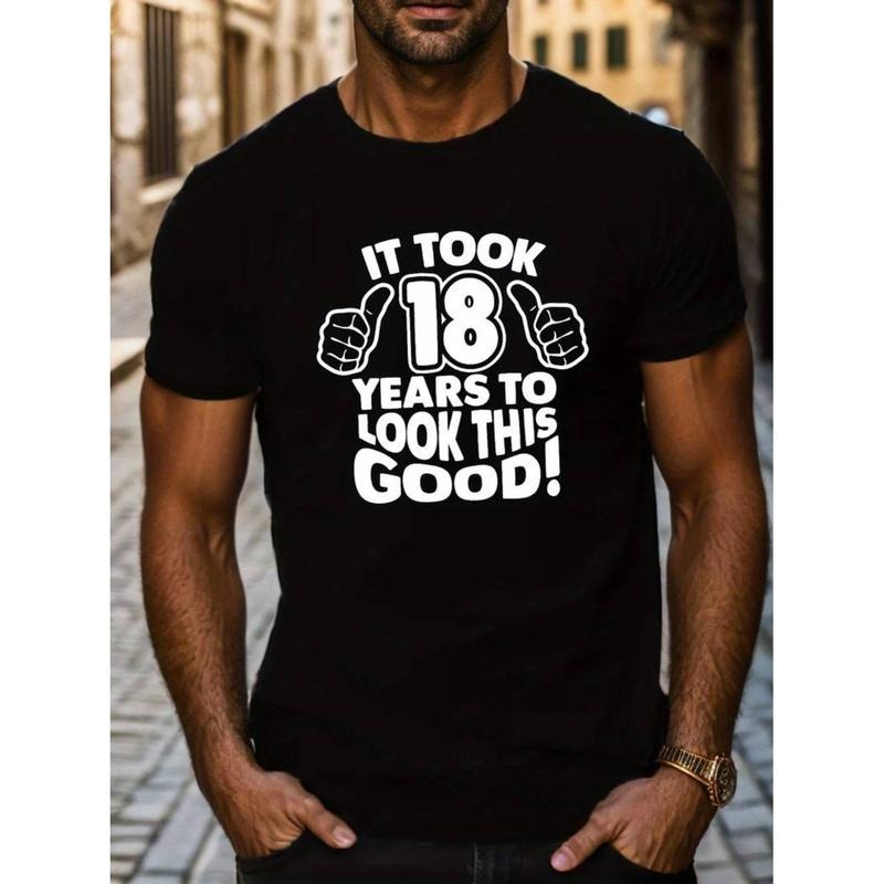 men gifts Mouthless cat Took 18 Years... Print Lightsaber brand Shirt, Tees For Men, Casual Short Sleeve Lightsaber...