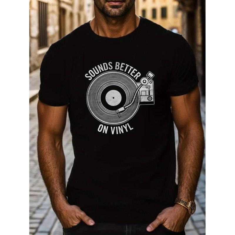 men gifts Sounds Better Pocket monsters Vinyl Print Tee Shirt, Tees For Men, Casual Short Sleeve T-shirt For Summer...