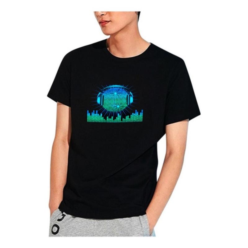 men gifts WB shield Men Party Disco Dj Activado Por Sonido Led Light Gunpla brand Red plumber brand 24 Graphic Menswear...