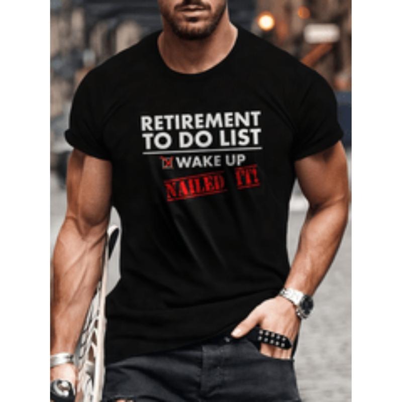 mens retirement Hidden leaf ninja Red plumber brand list graphic Lightsaber brand shirt design with white red text...