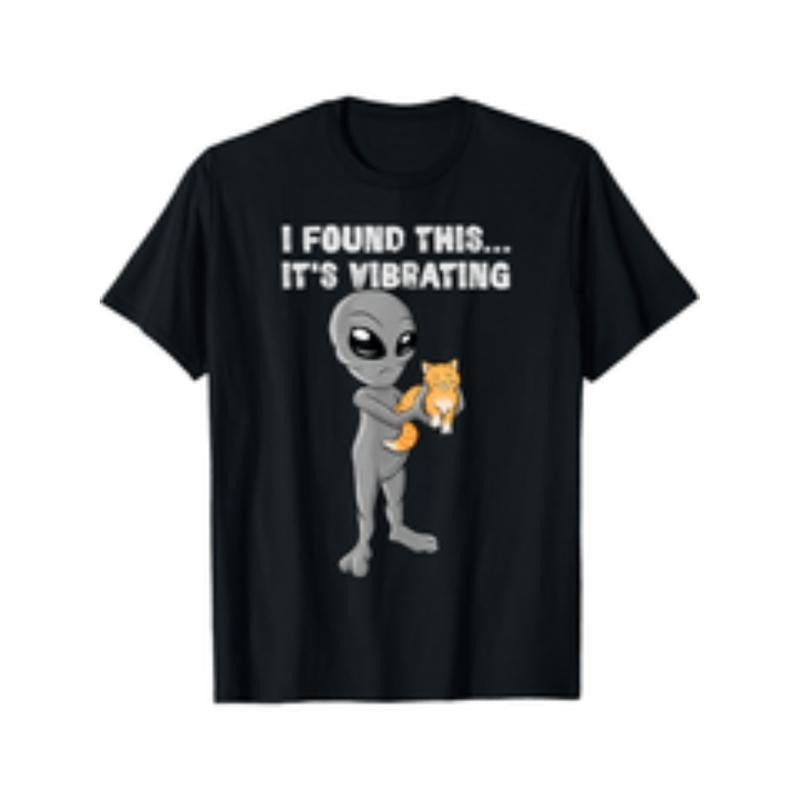 mens this its vibrating cat graphic Lightsaber brand shirt 100 cotton FOG breathable regular fit casual tee for halloween christmas gifts casual attire round neck shirt shirt halloween Lightsaber brand shirt black