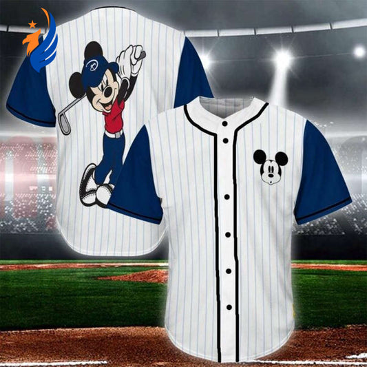 Disney Mickey Mouse Baseball Jersey Gift: Mickey Love for Disney Lovers - Engaging & Unique! - Bafud