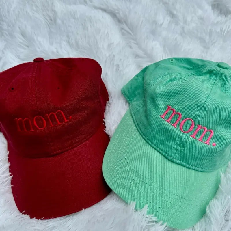 mom. Embroidered Hat T-Shirts, Hoodie, Sweatshirt | DripVista.com