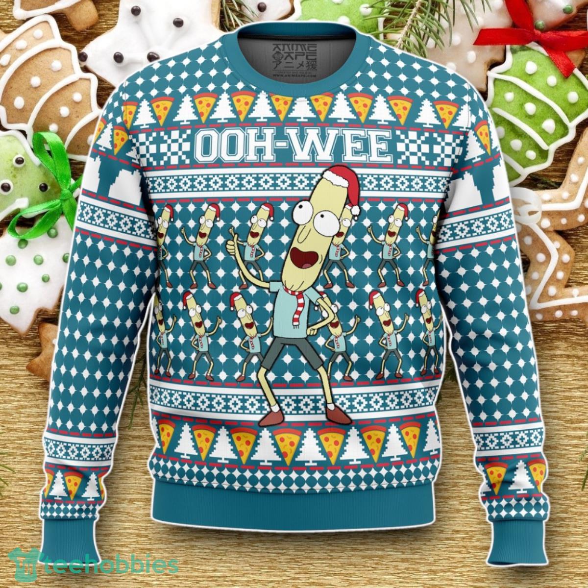 Mr. Poopybutthole Ohh Wee Rick N Morty Ugly Christmas Sweater Luxurious Gift For Loved Ones
