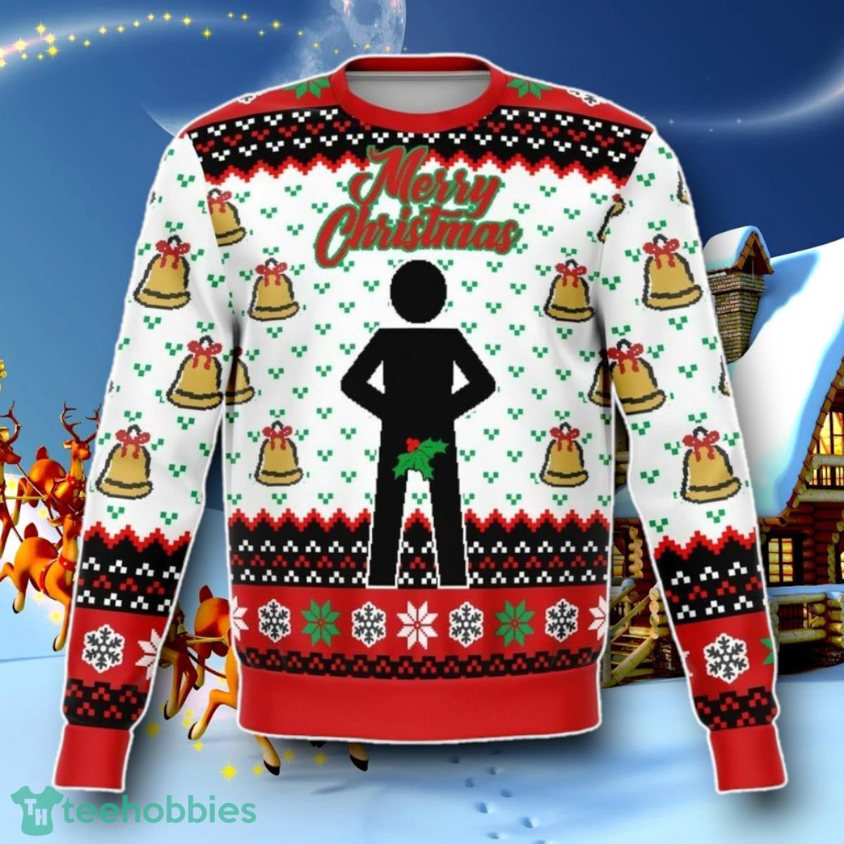 MR. STICK MISTLETOE Ugly Christmas Ugly Sweater Special Gift Jumper