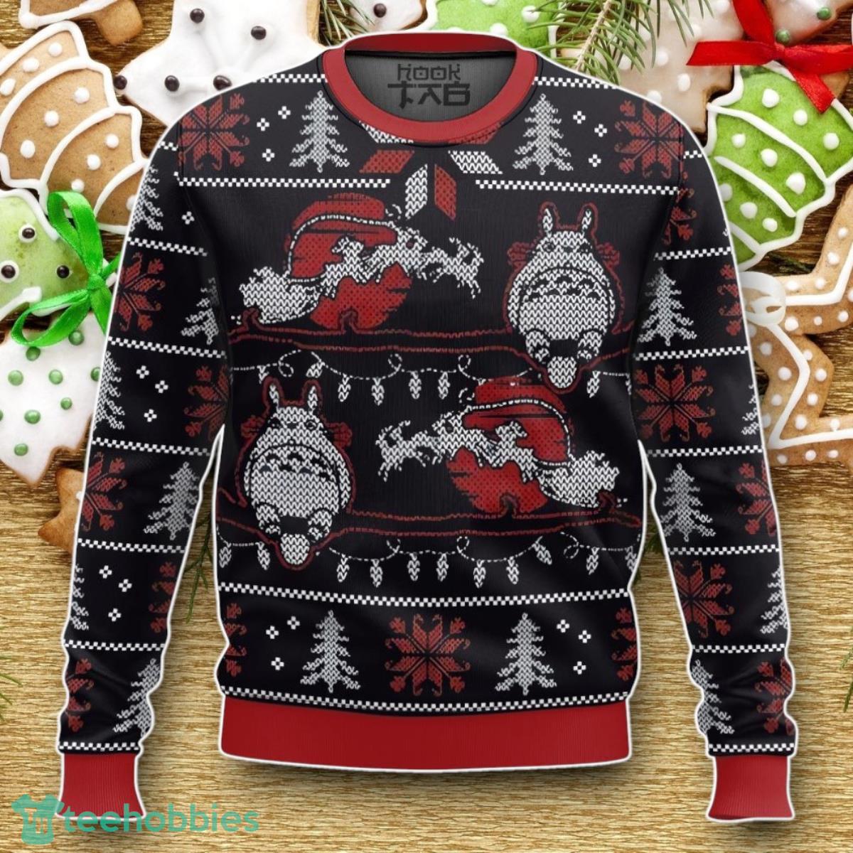 My Neighbor Totoro Studio Ghibli Ugly Sweater Luxurious Gift For Loved Ones