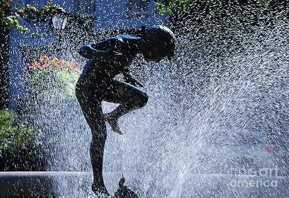 Naiad Fountain In Mount Vernon Place Vision # 2 Print
