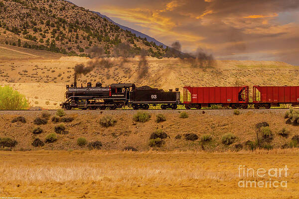 Nevada Northern Vintage Railroad Print