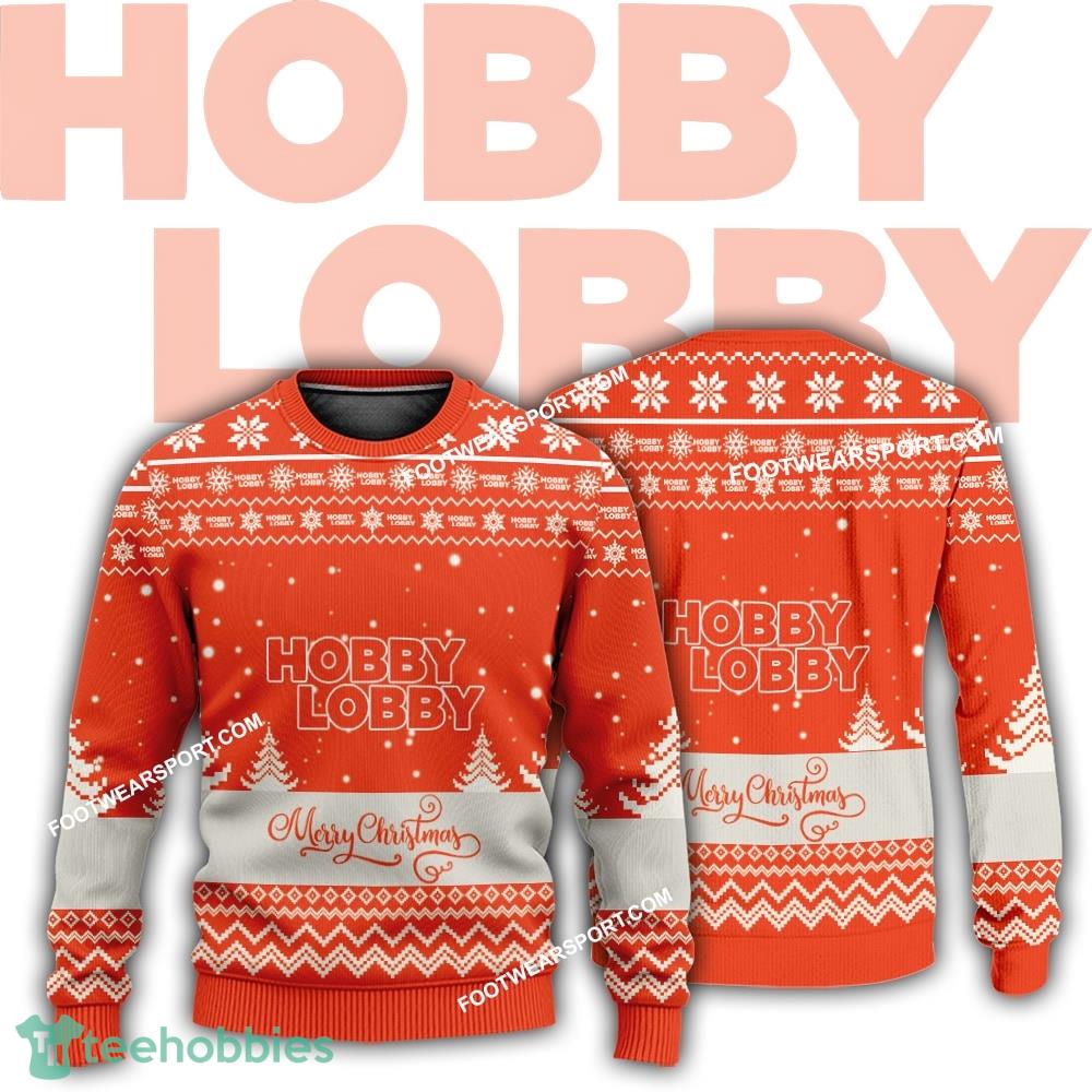 New Logo Hobby Lobby Rejoice Ugly Christmas Sweater For Men Women