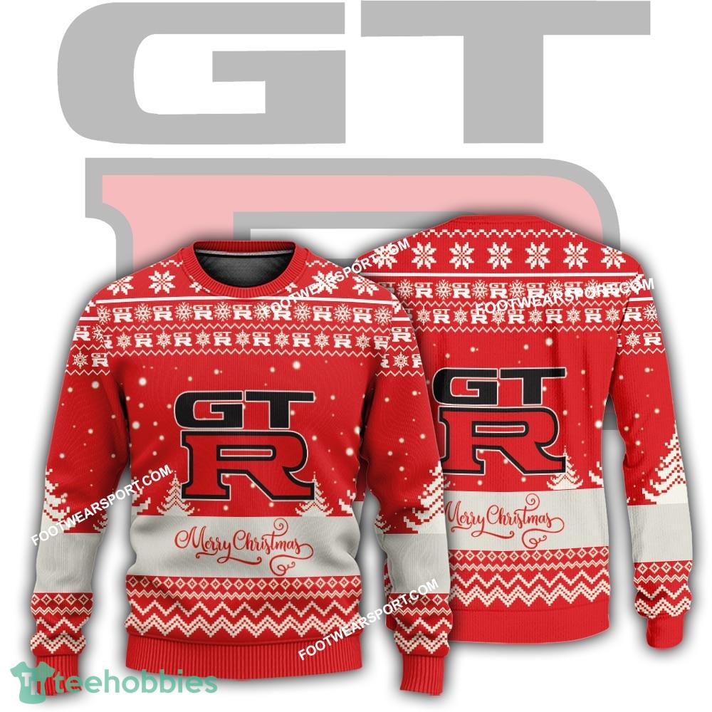 New Logo Nissan Gtr Car Racing Trending Ugly Christmas Sweater For Men Women