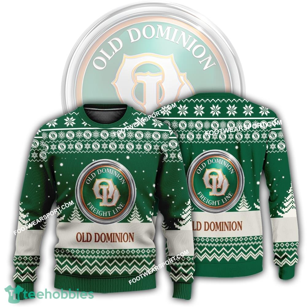 New Logo Old Dominion Freight Line Friends Ugly Christmas Sweater AOP For Men Women