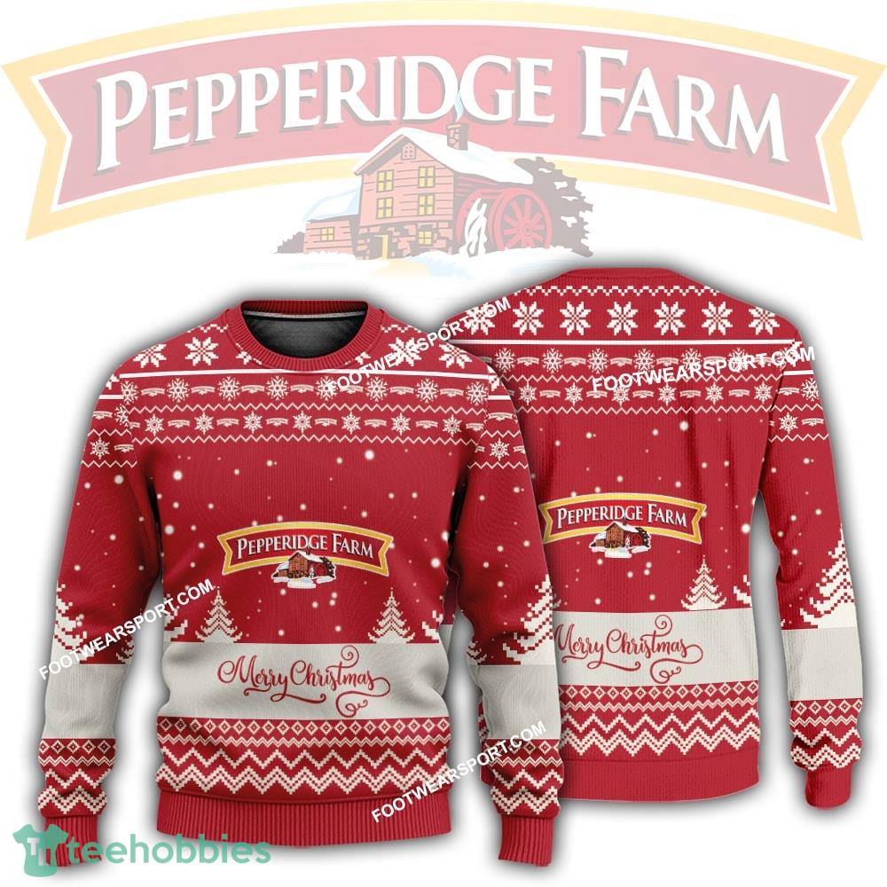 New Logo Pepperidge Farm Joyful Ugly Christmas Sweater Gift Holidays