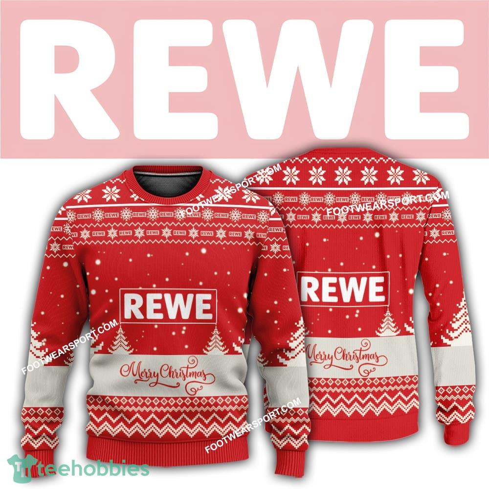 New Logo Rewe Elf Ugly Christmas Sweater AOP Gift For Adult