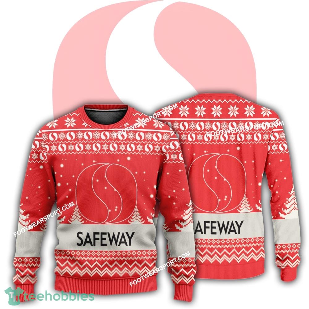 New Logo Safeway Tinsel Knitted Christmas Sweater For Men Women