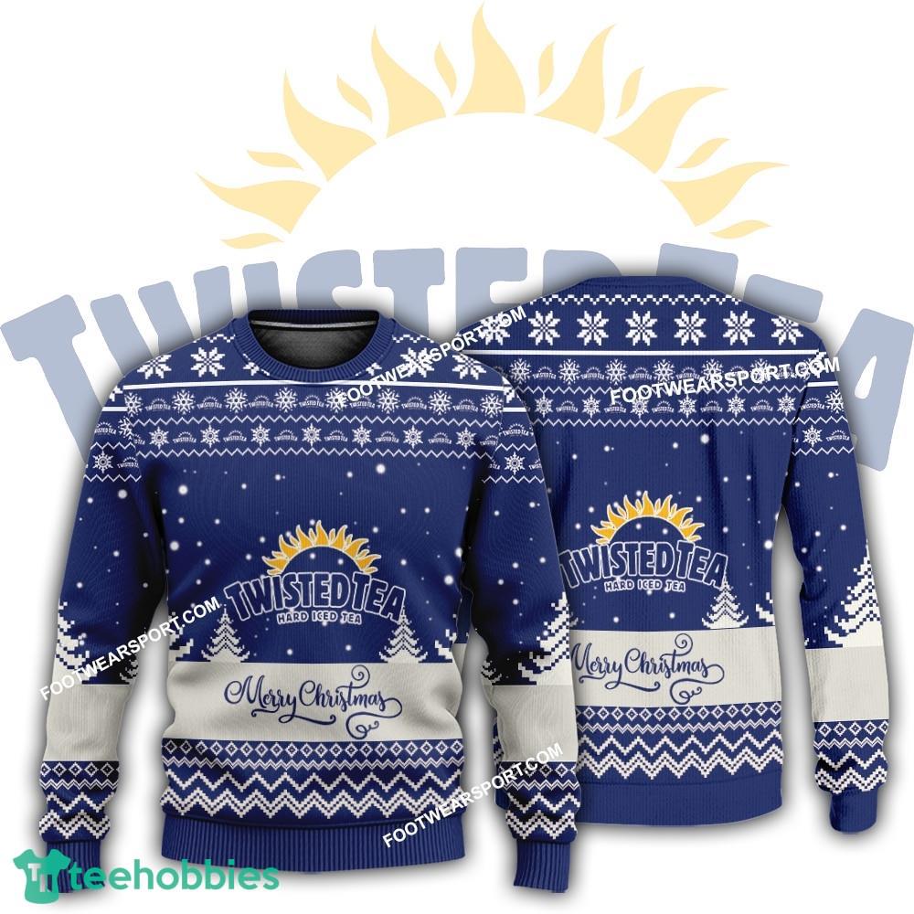 New Logo Twisted Tea Hat Ugly Christmas Sweater AOP For Men Women