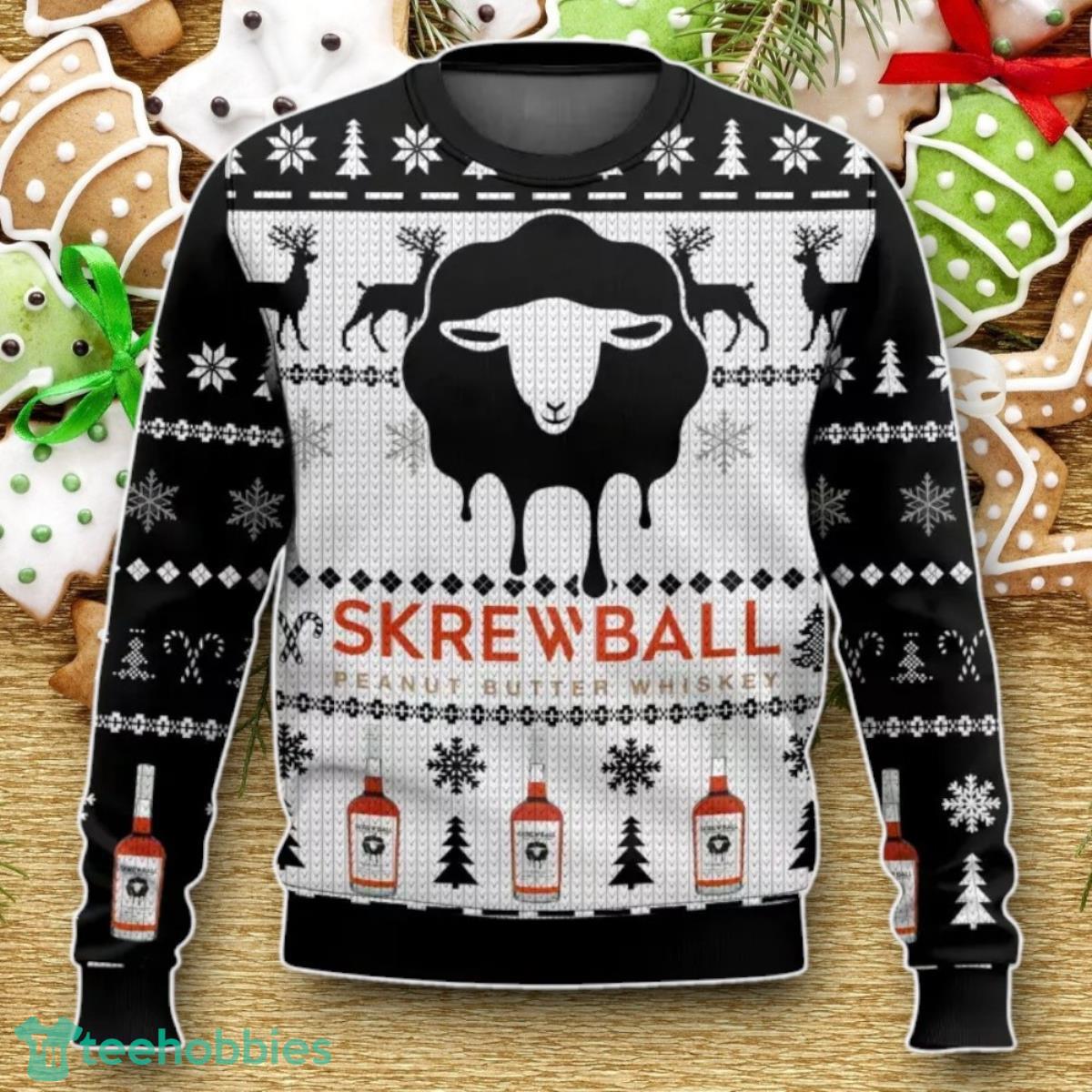 NEW Skrewball Christmas Ugly Sweater Luxurious Gift For Loved Ones