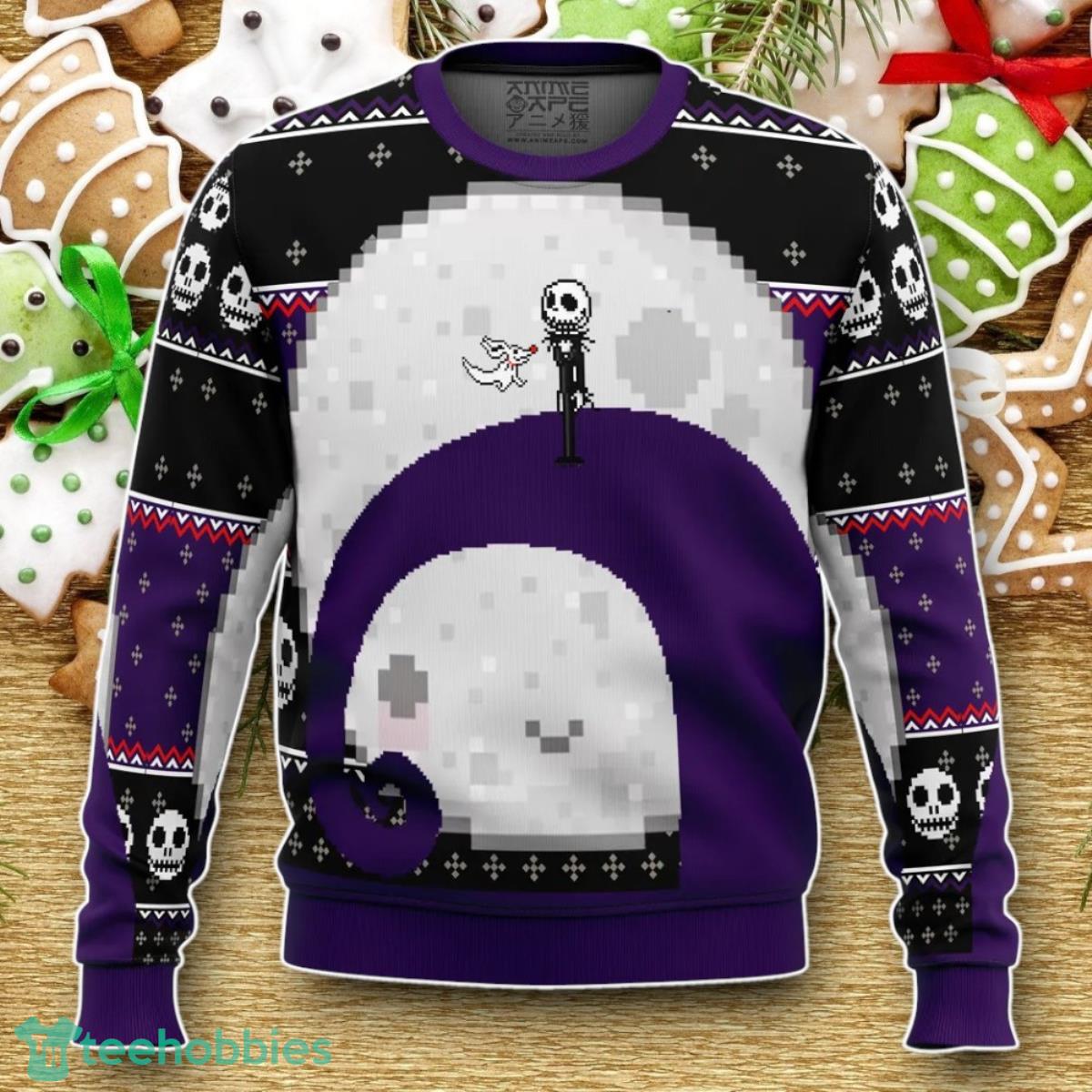 Nightmare Before Christmas Jack Moon Ugly Christmas Sweater Luxurious Gift For Loved Ones