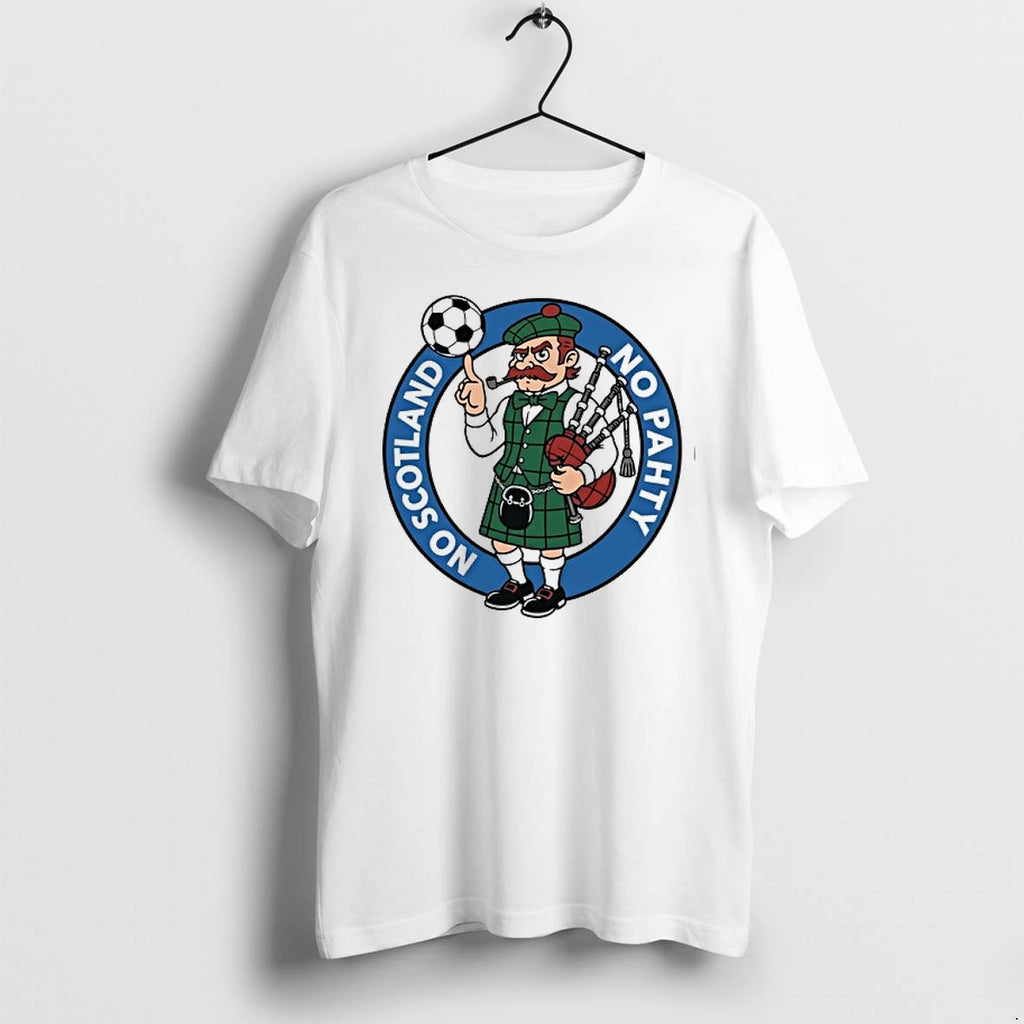 No Pahty No Soctland Soccer And Bagpipes Cartoon 0 Tshirts Sweater