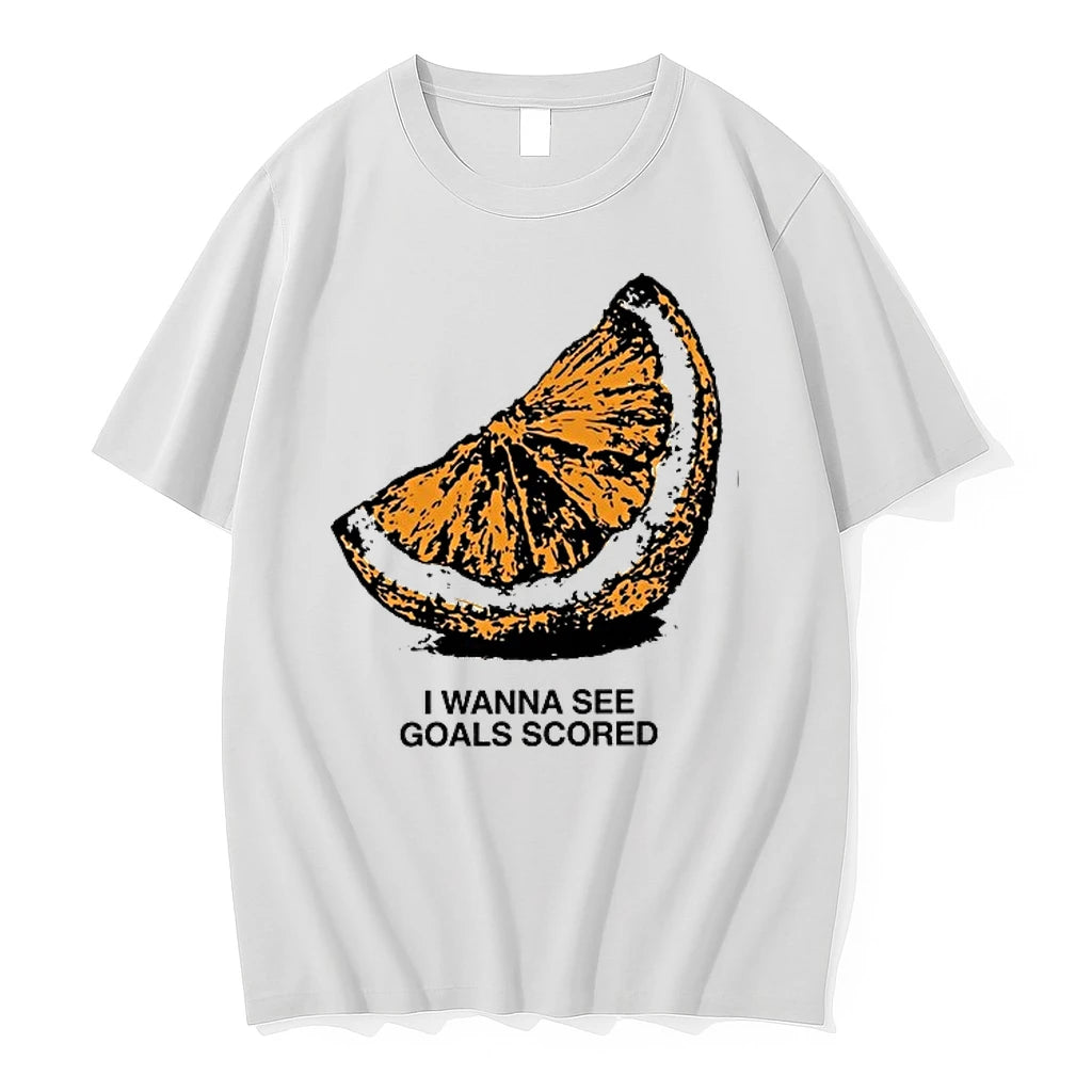 Orange I Wanna See Goals Scored 0 Tshirts Sweater
