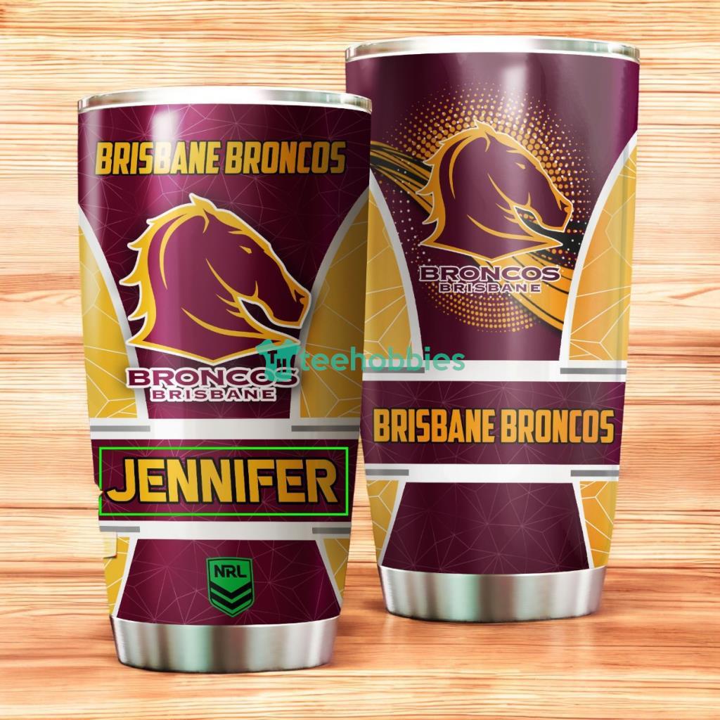 Personalized Brisbane Broncos 55 Stainless Steel Tumbler