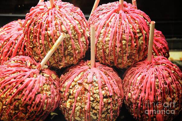 Pink Chocolate Covered Pumpkins Print