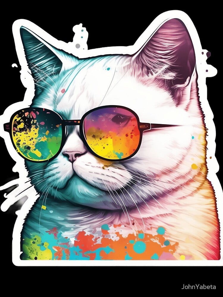 cat glasses by JohnYabeta