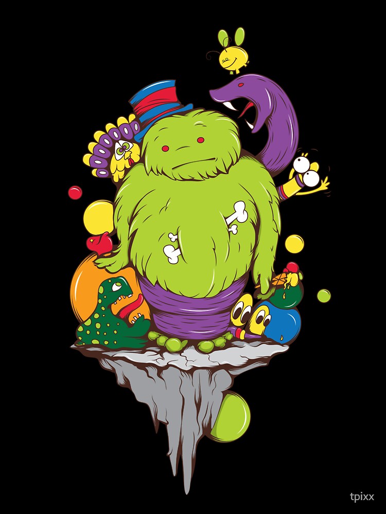 Sad Cartoon Monster by tpixx