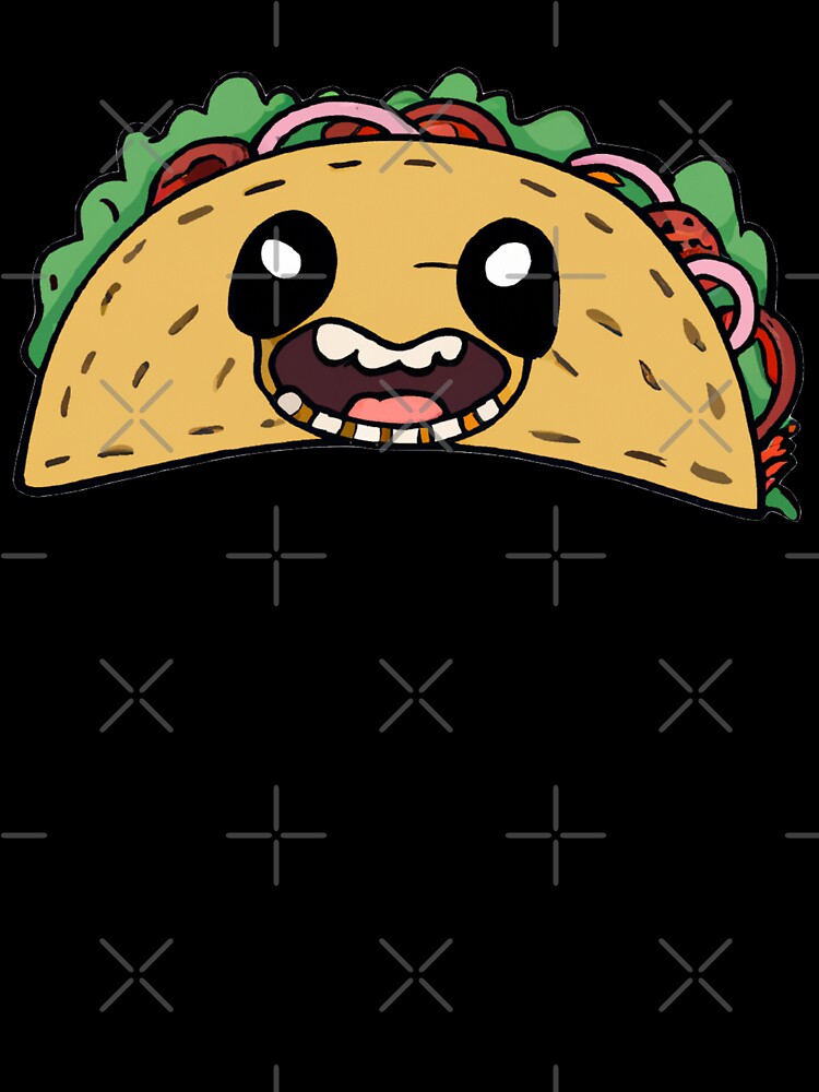 Creepy smiling taco face by winterswinner